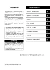 2003 Hyosung Comet 650 Service Manual PDF (P/N 99000-94810) – preview page 2