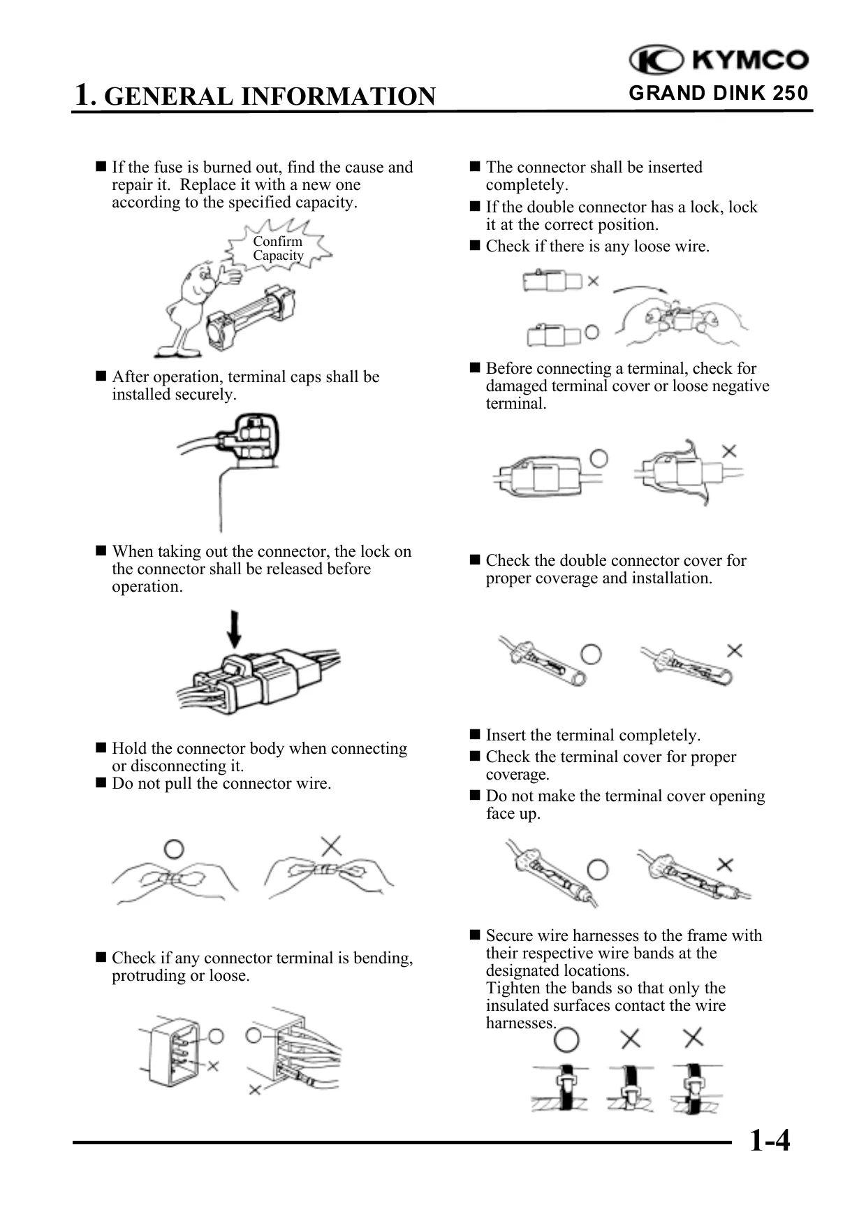 Kymco Grand Dink 250, GD250 scooter manual Preview image 5