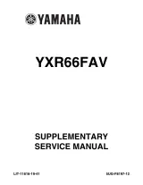Yamaha Rhino 660 YXR66FAV UTV 2004–2006 Service Manual (P/N LIT-11616-19-41) – preview page 1