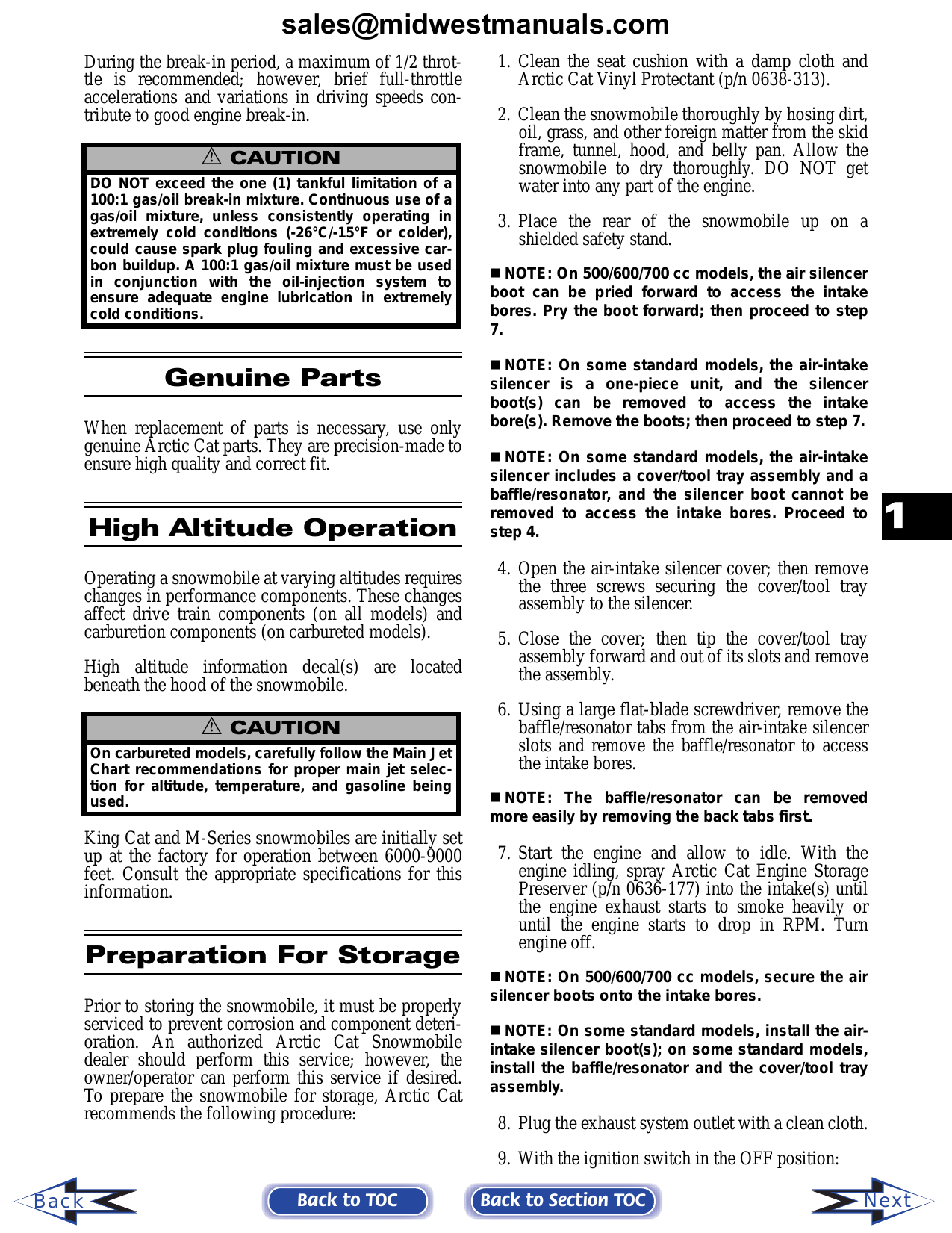 2006 Arctic Cat 2- and 4-stroke snowmobile service, shop manual Preview image 5