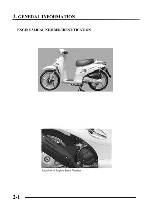 KYMCO PEOPLE 50 Service Manual Preview image 5