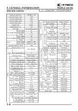 KYMCO People 125 / 150 Service Manual – preview page 4