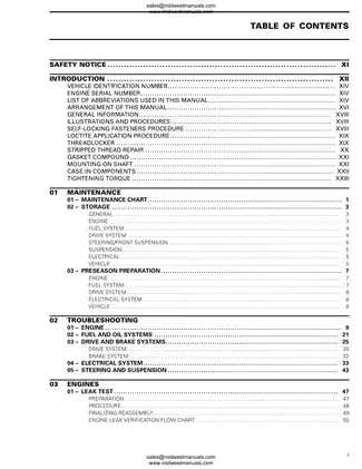 2006 Ski-Doo Service Manual - Comprehensive Guide for Maintenance and Repair Preview image 2