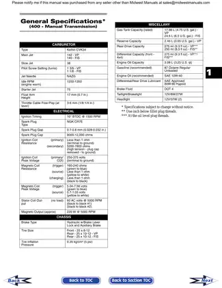 2006 Arctic Cat ATV Service Manual - Comprehensive Guide Preview image 5