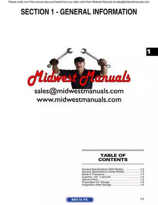 2006 Arctic Cat ATV 250 Service Manual PDF - Maintenance and Repair Guide Preview image 3