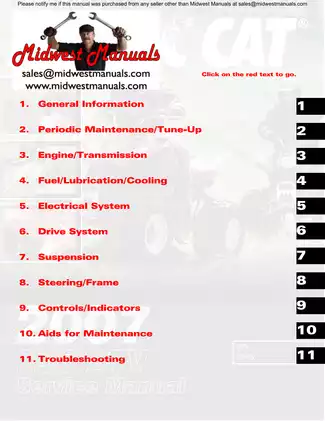 Comprehensive Service Manual for Arctic Cat DVX & Utility Models (2004-2020)