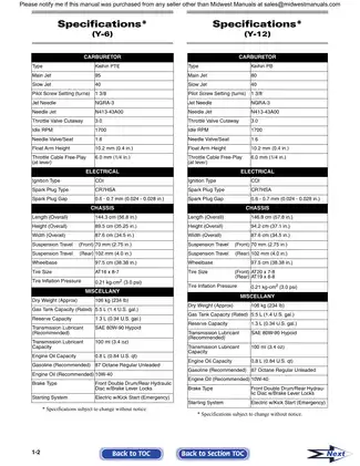 2006 Arctic Cat Y-6/Y-12 Youth ATV Service Manual Preview image 4
