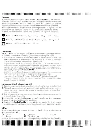 Cagiva Canyon 600 Workshop Manual (1995 Edition) Preview image 4
