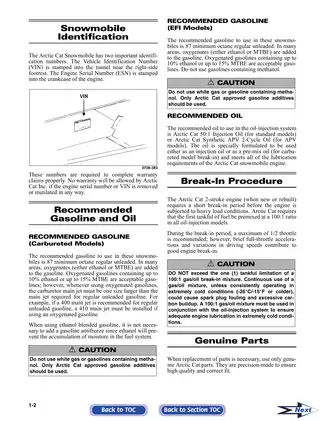 2007 Arctic Cat snowmobile repair, service manual Preview image 4