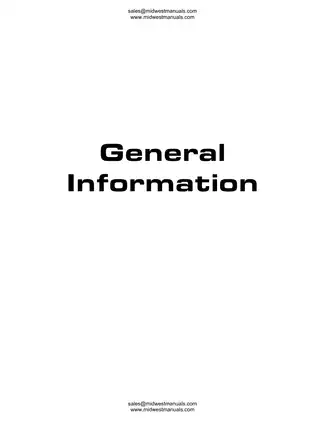1995 Tigershark Jet Ski Full Line Service Manual Preview image 2