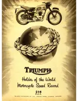 1956–1962 Triumph Speed Twin (5T), Thunderbird (6T), Tiger 100, Tiger 110, Trophy TR5, Trophy TR6 & Bonneville T120 Workshop Manual (PN 99–0837) – preview page 2
