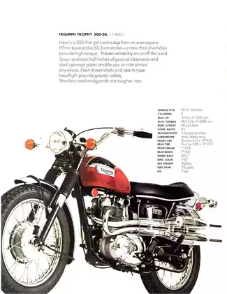 Triumph 350 c.c. and 500 c.c. Unit Construction Twin Manual - Comprehensive Service Guide Preview image 4