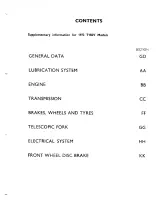 1969–1973 Triumph Trident T150 Service Manual (P/N 99–0963) – preview page 4