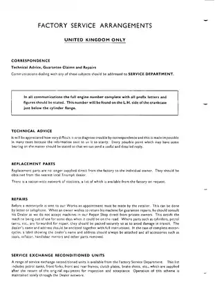 1969-1973 Triumph Trident T150 workshop manual Preview image 4