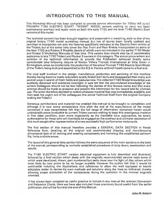 Triumph T160 Trident 750cc Workshop Manual - Service & Repair Guide Preview image 5