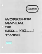 1970–1973 Triumph 650cc Twin T120R/TR6R/TR6C Models Workshop Manual – preview page 1