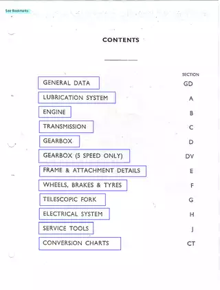 1972 Triumph Bonneville, Tiger, Trophy models workshop manual Preview image 5