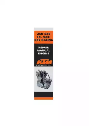 KTM 250-525 SX, MXC, EXC Racing Repair Manual - Ultimate Guide for Maintenance and Service Preview image 3