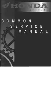 1986-1987 Honda Rebel CMX 450C service manual