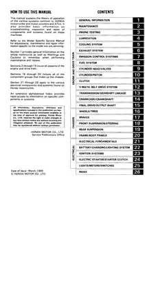 1986-1987 Honda Rebel CMX 450C service manual Preview image 2