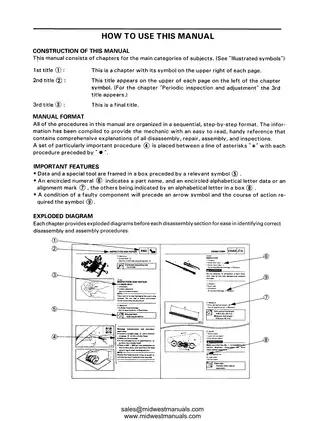 Yamaha YFB250 (D) '92 Service Manual - Comprehensive Repair Guide Preview image 5