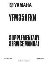 1995–2002 Yamaha Wolverine 350 YFM350FX Supplementary Service Manual (P/N LIT-11616-09-58) – preview page 1