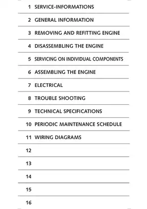 KTM 250/300/380 SX, MXC, EXC Repair Manual (1999-2003) Preview image 5