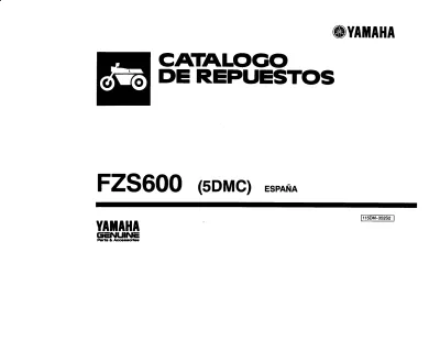 Preview: 1998–2001 Yamaha FZS600 Fazer Service & Repair Manual (P/N 5DM1-AE1, 5DM1-AE2)