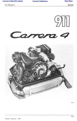 1994-1989 Porsche 964, 911 Carrera 4, Carrera 2 workshop manual Preview image 5