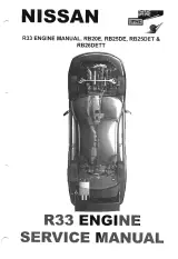 2001–2010 Nissan Skyline R33 Engine Workshop Manual (P/N 8140212) – preview page 1