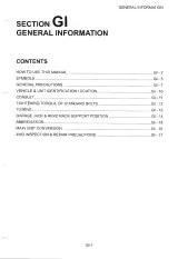 2001–2010 Nissan Skyline R33 Engine Workshop Manual (P/N 8140212) – preview page 3