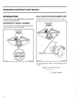 1990 Bombardier Sea-Doo shop manual Preview image 5