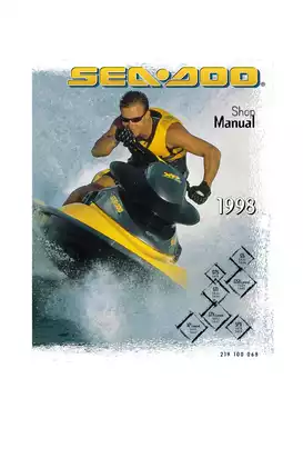 1998 Bombardier Sea-Doo GS, GSX, GTS, GTI, GTX SPX, XP shop manual Preview image 1