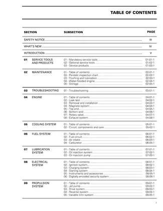 1998 Bombardier Sea-Doo GS, GSX, GTS, GTI, GTX SPX, XP shop manual Preview image 3