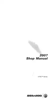 2006 Sea-Doo 4-TEC Shop Manual - Comprehensive Guide for Watercraft Maintenance Preview image 2