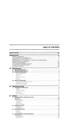 2006 Sea-Doo 4-TEC Shop Manual - Comprehensive Guide for Watercraft Maintenance Preview image 3