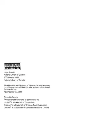 1997 Bombardier Jet Boat Shop Manual - Comprehensive Guide Preview image 3