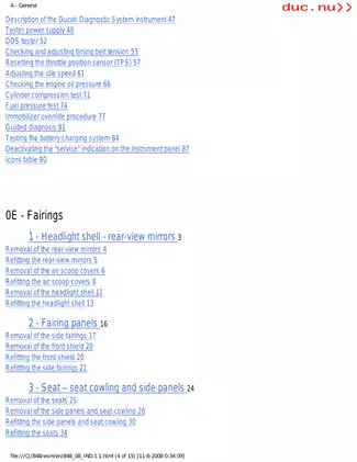 2008-2009 Ducati 848 service manual Preview image 5