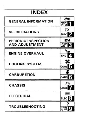 1991 Yamaha XTZ660 service manual Preview image 5