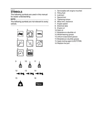 2007 Yamaha V-Star 1300, XV1300, XVS13AW-XVS13CTW service manual Preview image 5