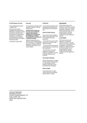 HP DesignJet 500 and 800 Series Service Manual - In-Depth Guide Preview image 4