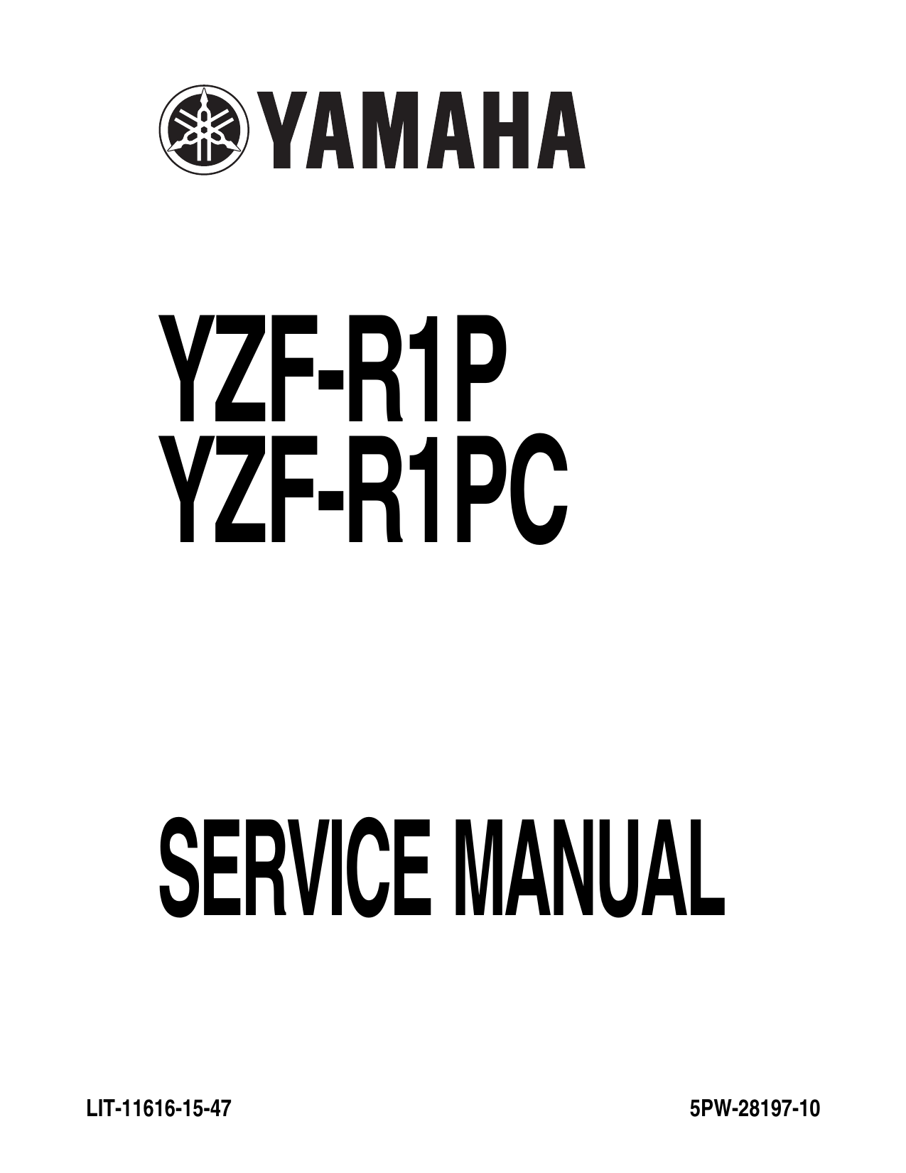 2002-2003 Yamaha YZF-R1, YZF-R1P , YZF-R1PC service and shop manual Preview image 1