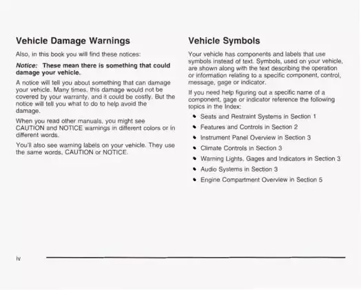 2003 Chevrolet Tahoe/Suburban Owner's Manual - Complete Guide to Seats, Restraints, and More Preview image 5