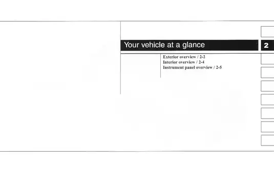 2005 Kia Amanti owners manual Preview image 5