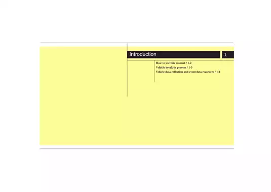 Kia Owner's Manual and Service Guide (2007) - Comprehensive User Guide Preview image 5