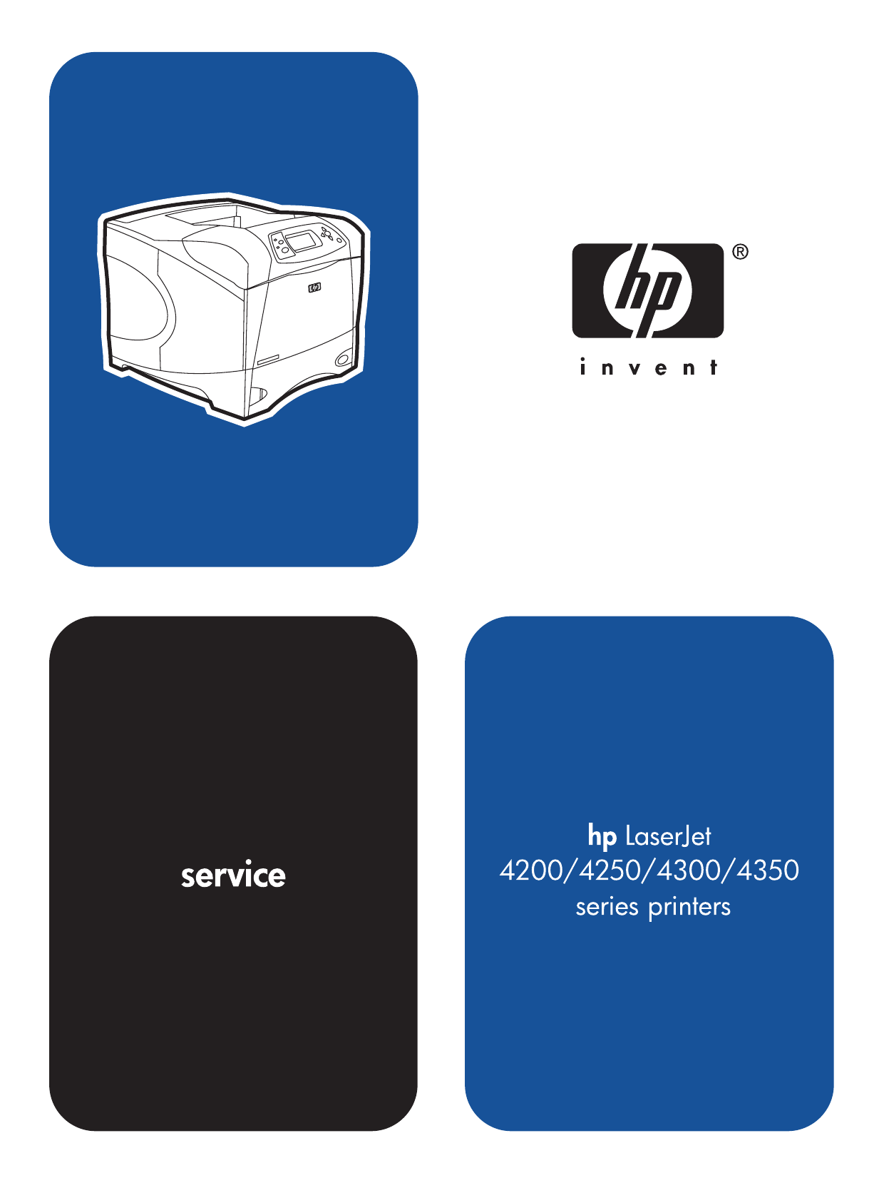 HP LaserJet 4200, 4250, 4300, 4350 monochrome laser printer service guide Preview image 1