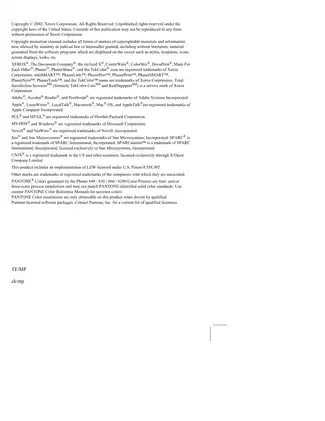 Xerox Phaser 840/850/860/8200 Color Printer Service Manual Preview image 4