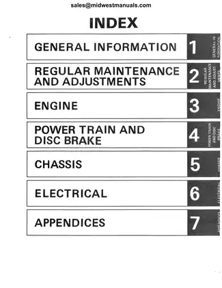1984-1987 Yamaha V-Max 540 Series Snowmobile Service Manual Preview image 2