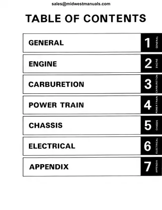 1983-1988 Yamaha Enticer Excel 3 340, EC340, ET340, ET340T snowmobile repair manual Preview image 2