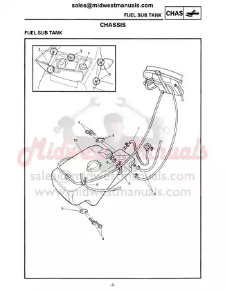 Yamaha Bravo 250 & Bravo 250 LT Snowmobile Service Manual (1989-2009) Preview image 4